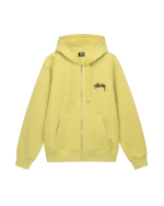 Burning Stock Zip Hoodie Yelllow