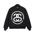 Black SS-Link Stussy Jacket