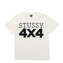 Beautiful Stussy 4X4 Tee White
