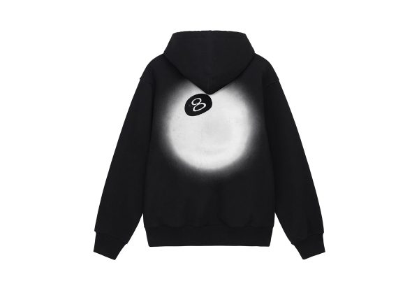 8 BALL BEAUTIFULL BLACK HOODIE