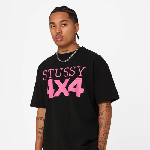 Stussy 4X4 Tee Black