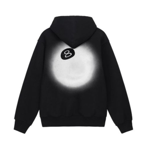 8 BALL BEAUTIFULL BLACK HOODIE