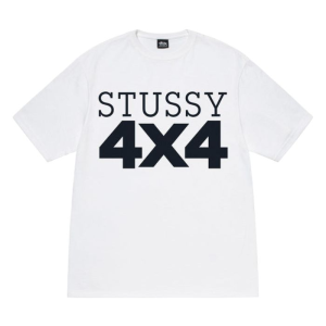 Stussy 4X4 White T-Shirt