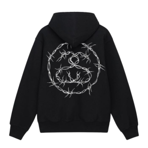 Black Stussy Barb Hoodie