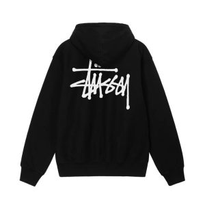 Basic Stussy Hoodie Black