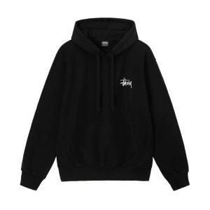 Basic Stussy Hoodie Black