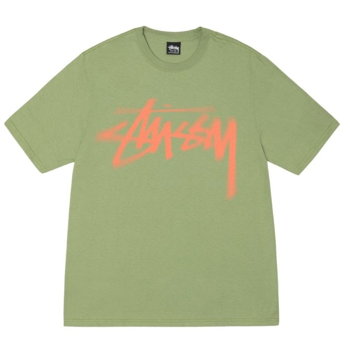 Dizzy Stock Olive Stussy T-Shirt Dizzy Stock Olive Stussy T-Shirt