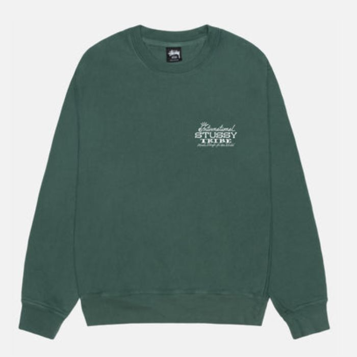 Basic Green Stussy Sweatshirt Basic Green Stussy Sweatshirt