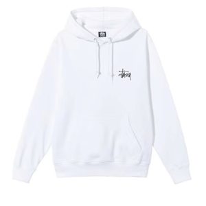 Stussy Basic Hoodie White